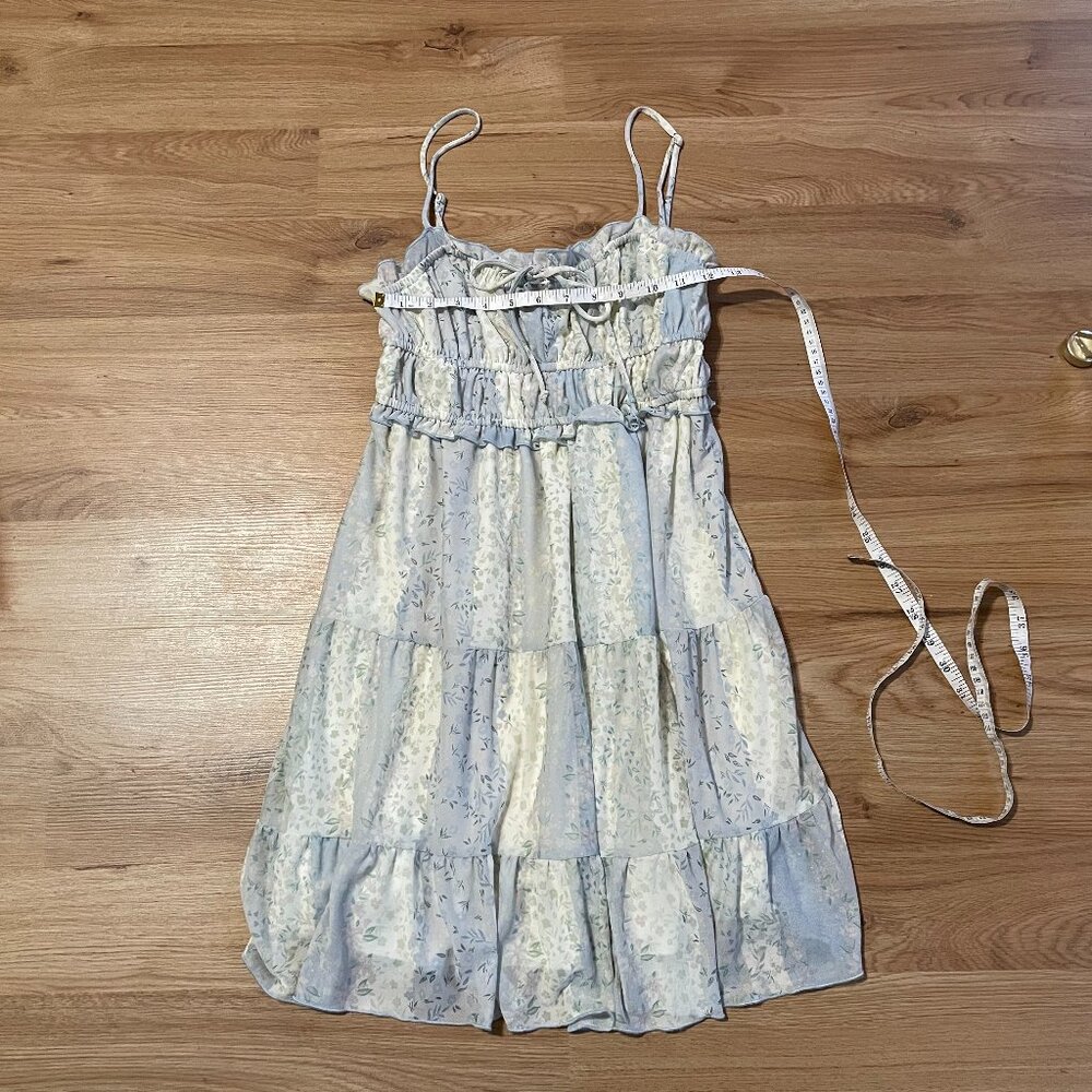 Blue and Cream Dress